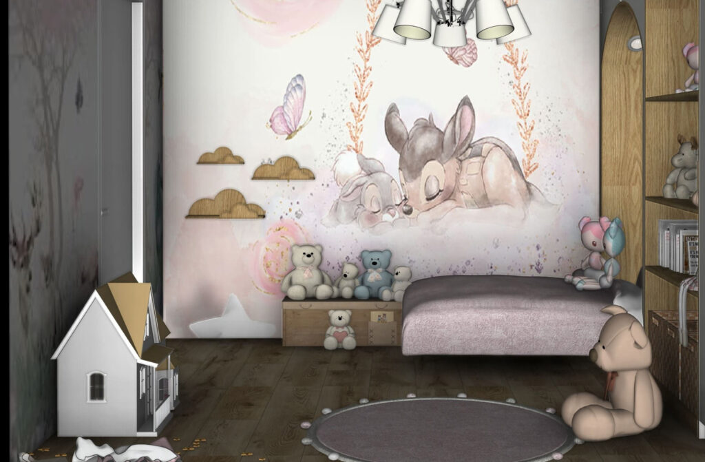 Decija soba Dreamy dizajn enterijera